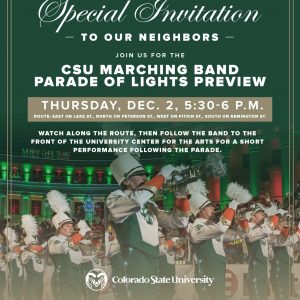 CSU Marching Band 2021 Parade of Lights Preview at the UCA