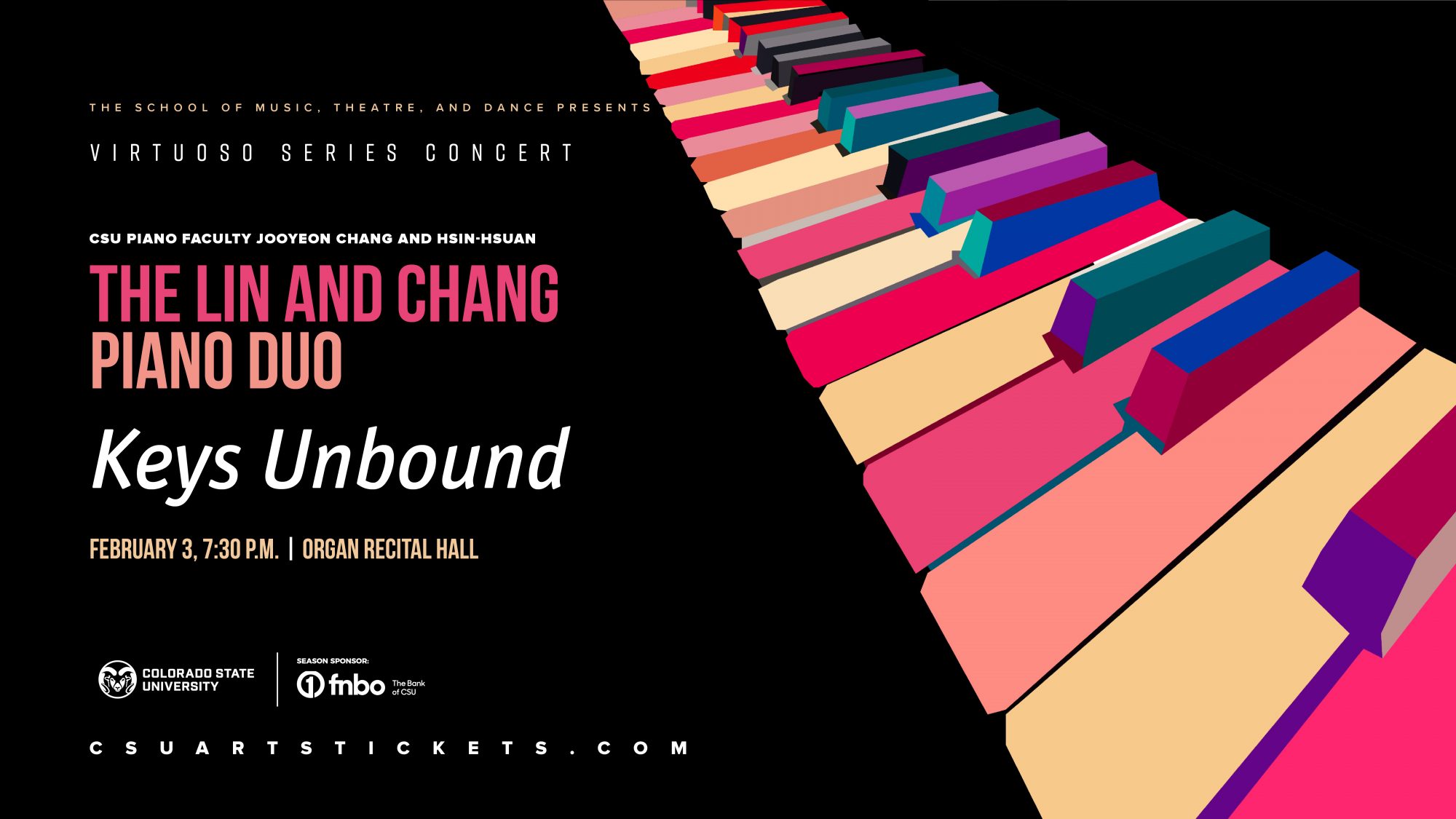 <em>Virtuoso Series Concert</em>: The Lin and Chang Piano Duo