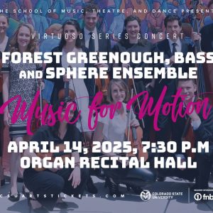 <em>Virtuoso Series Concert</em>: Forest Greenough, Bass, and Sphere Ensemble
