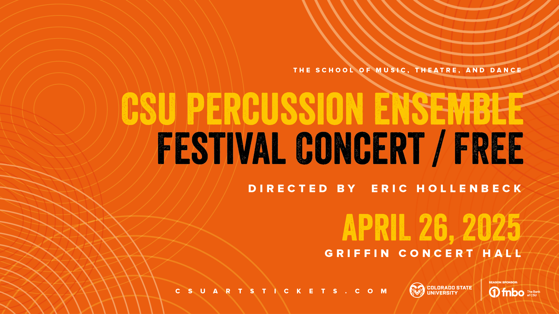 CSU Percussion Ensemble Festival Concert / FREE