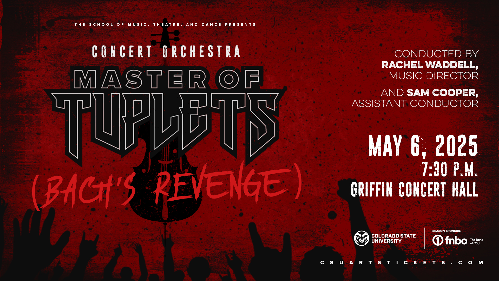 Concert Orchestra Concert: <em>Master of Tuplets (Bach’s Revenge)</em> / FREE