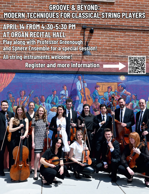 Masterclass: GROOVE & BEYOND – Modern Techniques for Classical String Players