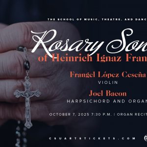<em>Guest Artist Concert</em>: Frangel López Ceseña, Violin-<em>Rosary Sonatas of Heinrich Ignaz Franz Biber</em>