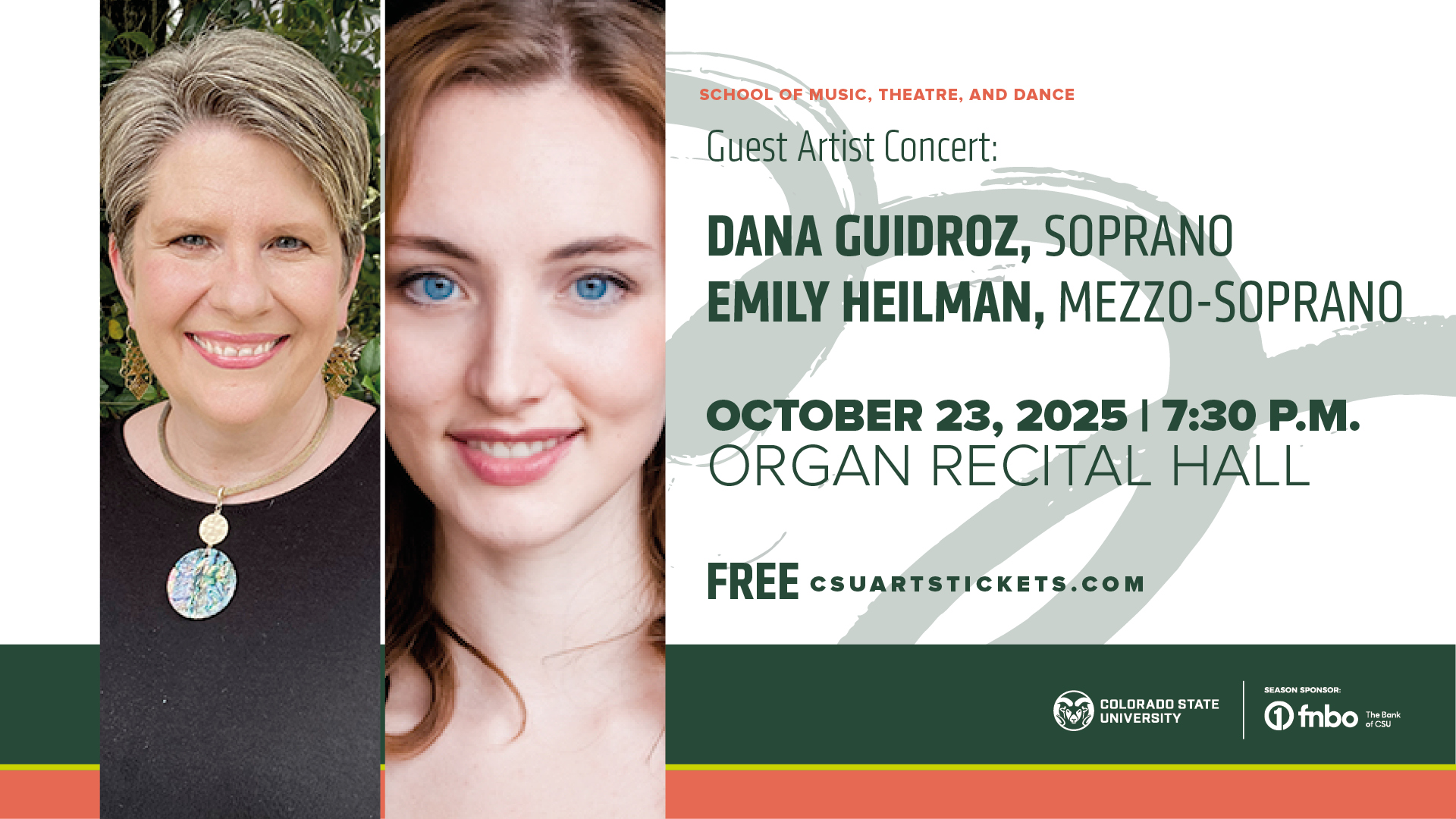 <em>Guest Artist Concert</em>: Dana Guidroz, Soprano and Emily Heilman, Mezzo-Soprano / FREE