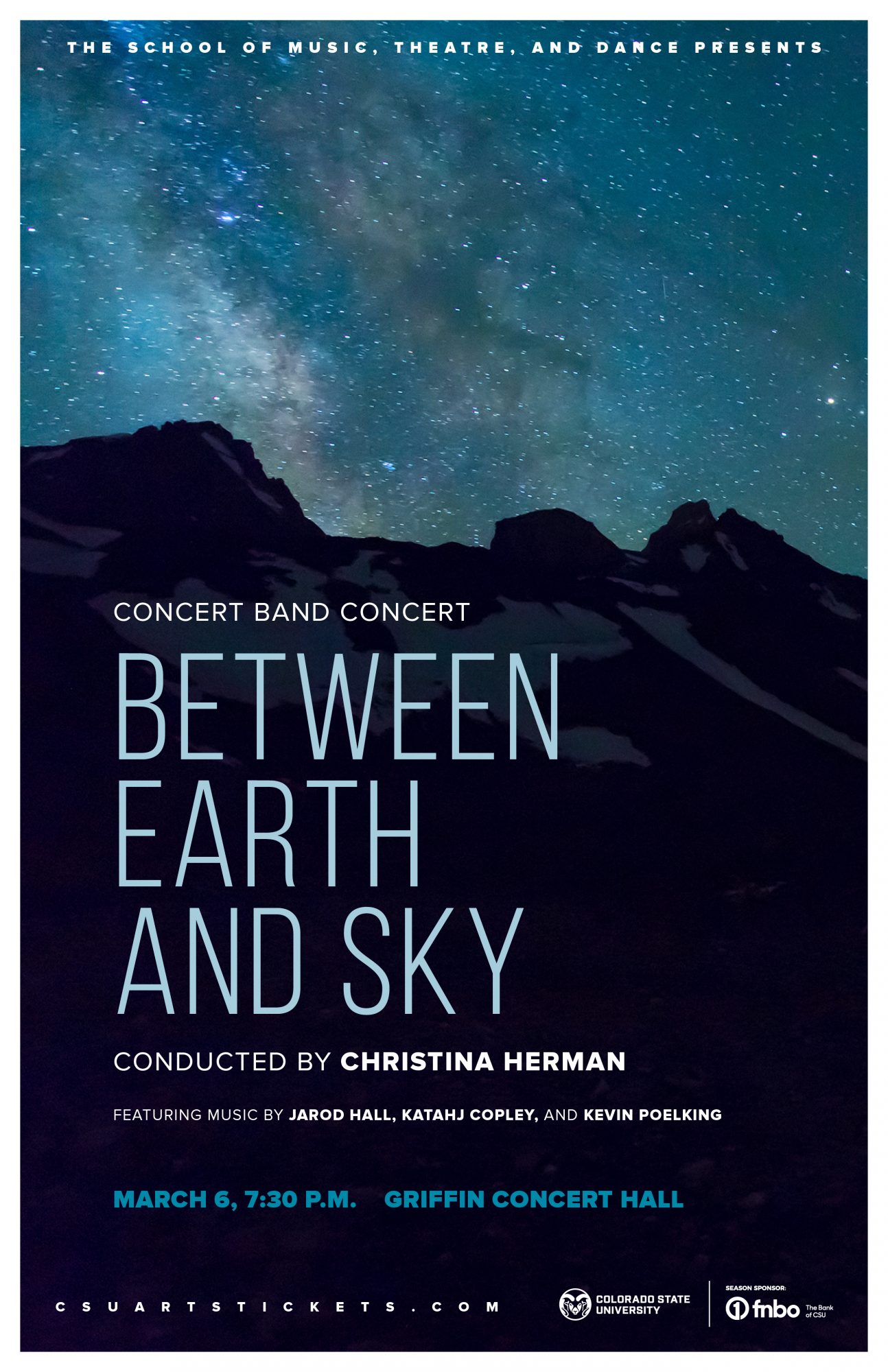 Concert Band Concert: <em>Between Earth and Sky</em> / FREE
