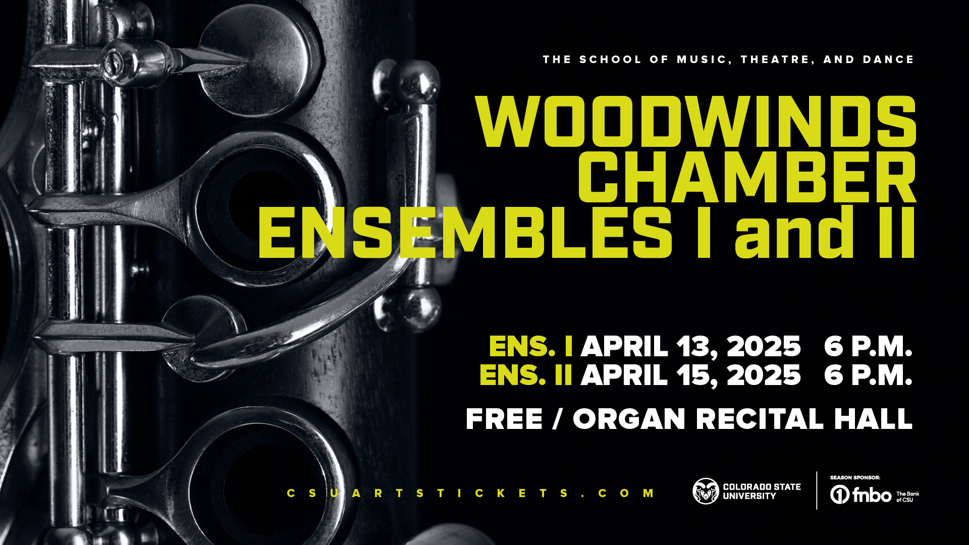 Woodwinds Chamber Ensemble Concerts / FREE