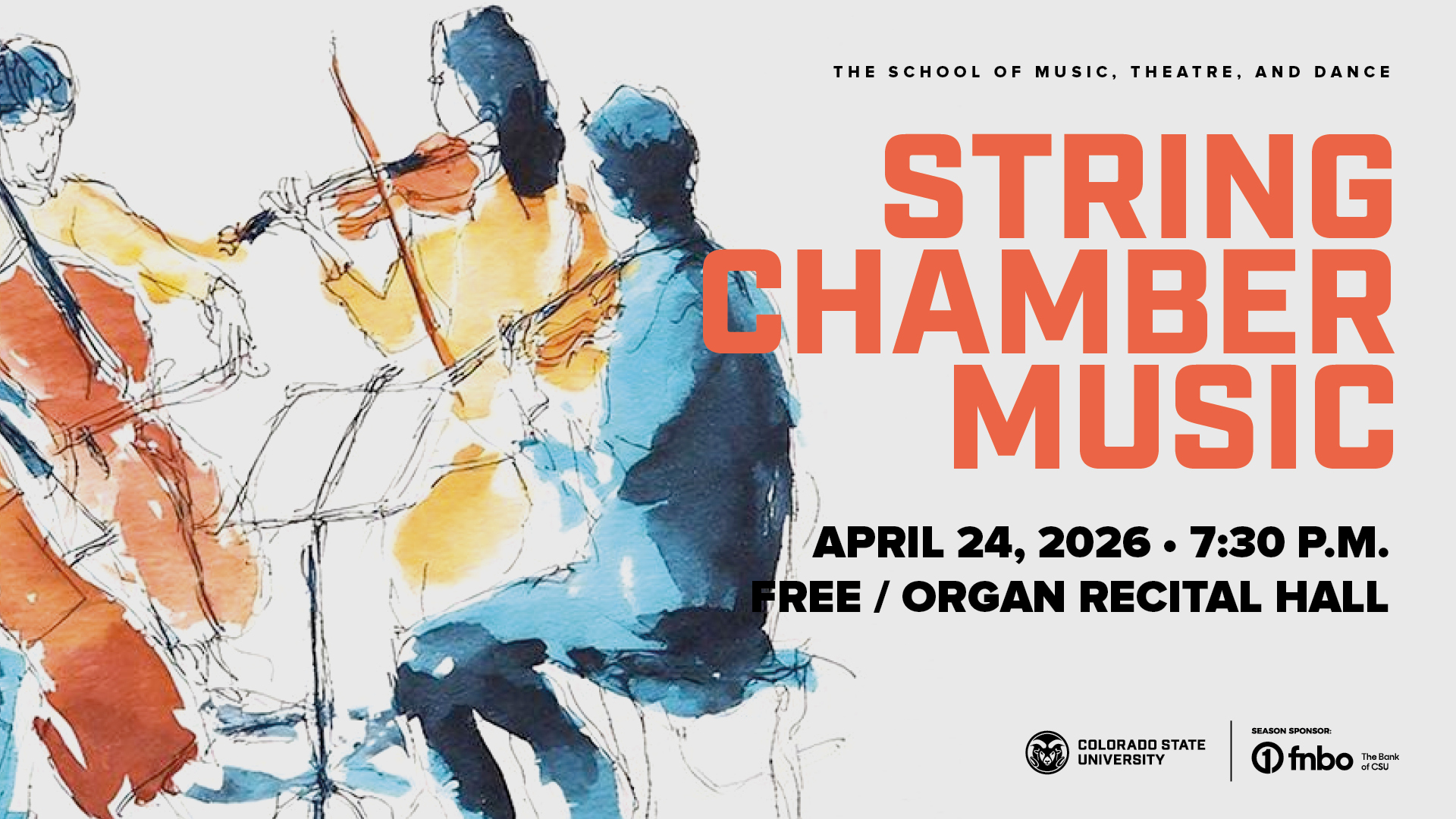 <strong>MOVED</strong>: String Chamber Music Concert / FREE
