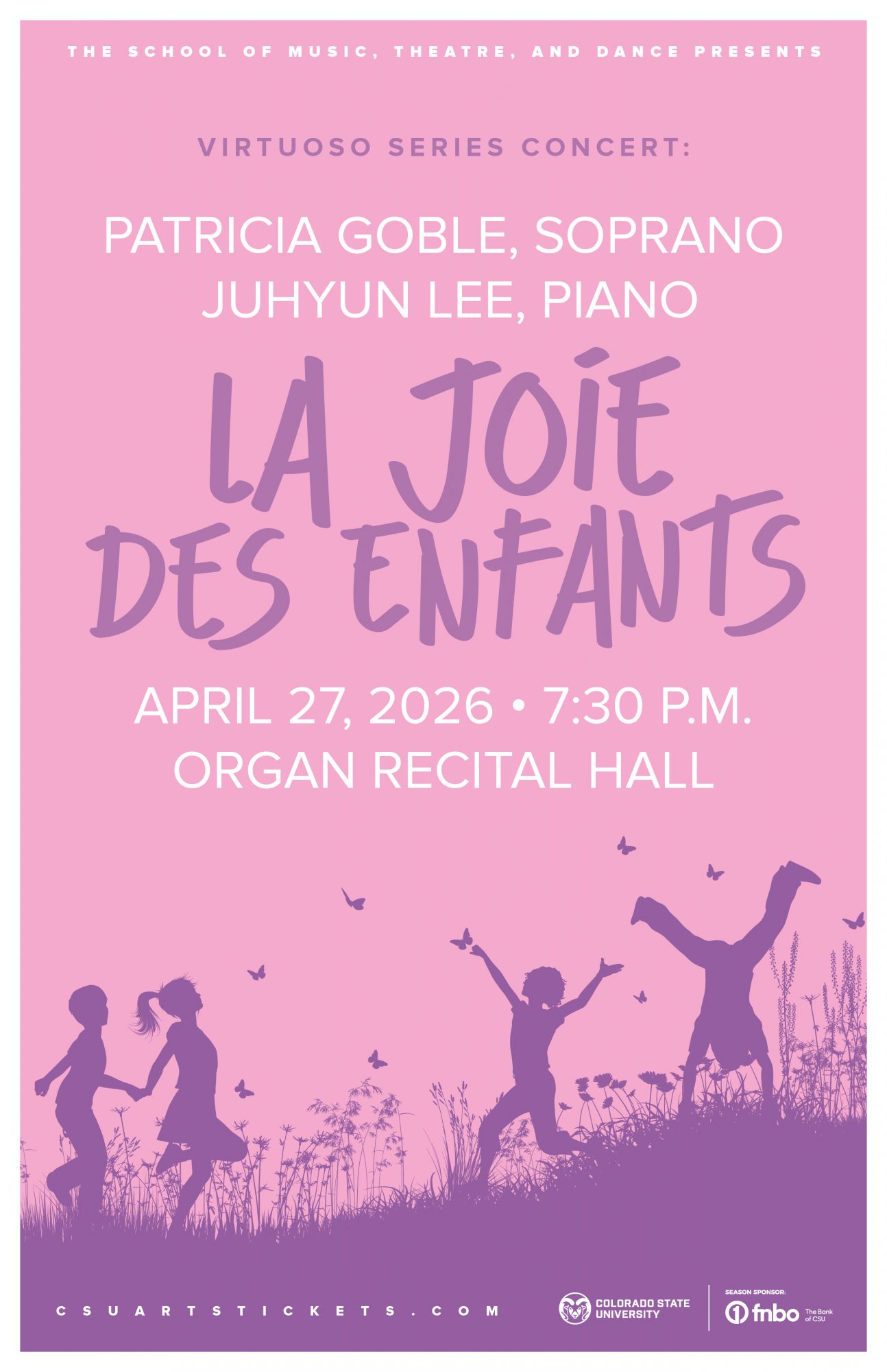 <strong>CANCELLED</strong><em>Virtuoso Series Concert</em>: Patricia Goble, Soprano, and Juhyun Lee, Piano