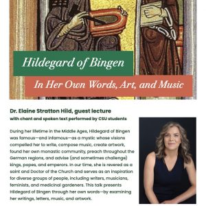Guest Lecture: Dr. Elaine Stratton Hild- <em>Hildegard of Bingen</em>