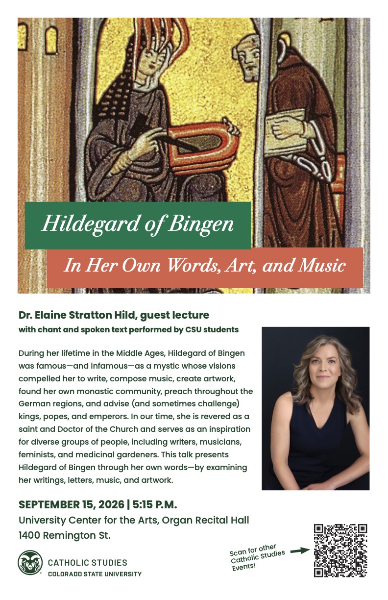 Guest Lecture: Dr. Elaine Stratton Hild- <em>Hildegard of Bingen</em>