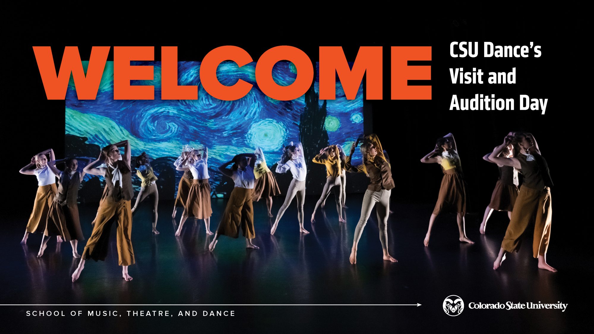 Spring 2022 Visit and Audition Days (in-person and online options)