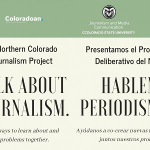 Northern Colorado Deliberative Journalism Project, Spring 2022 events