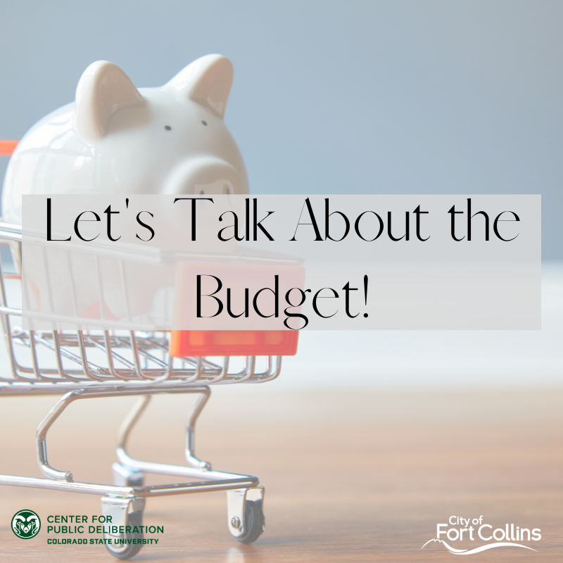 Let's Talk About the City's Budget!