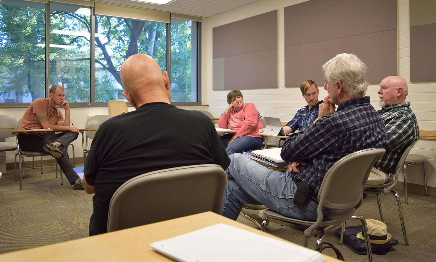 Veterans Writing Workshop Session