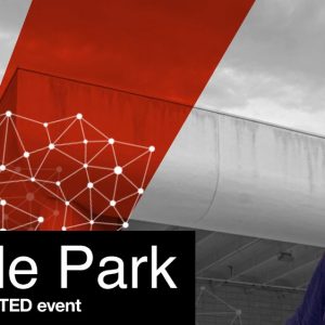 Sociology Alumna Michelle Eccellente Stevenson speaking at TEDx Cole Park