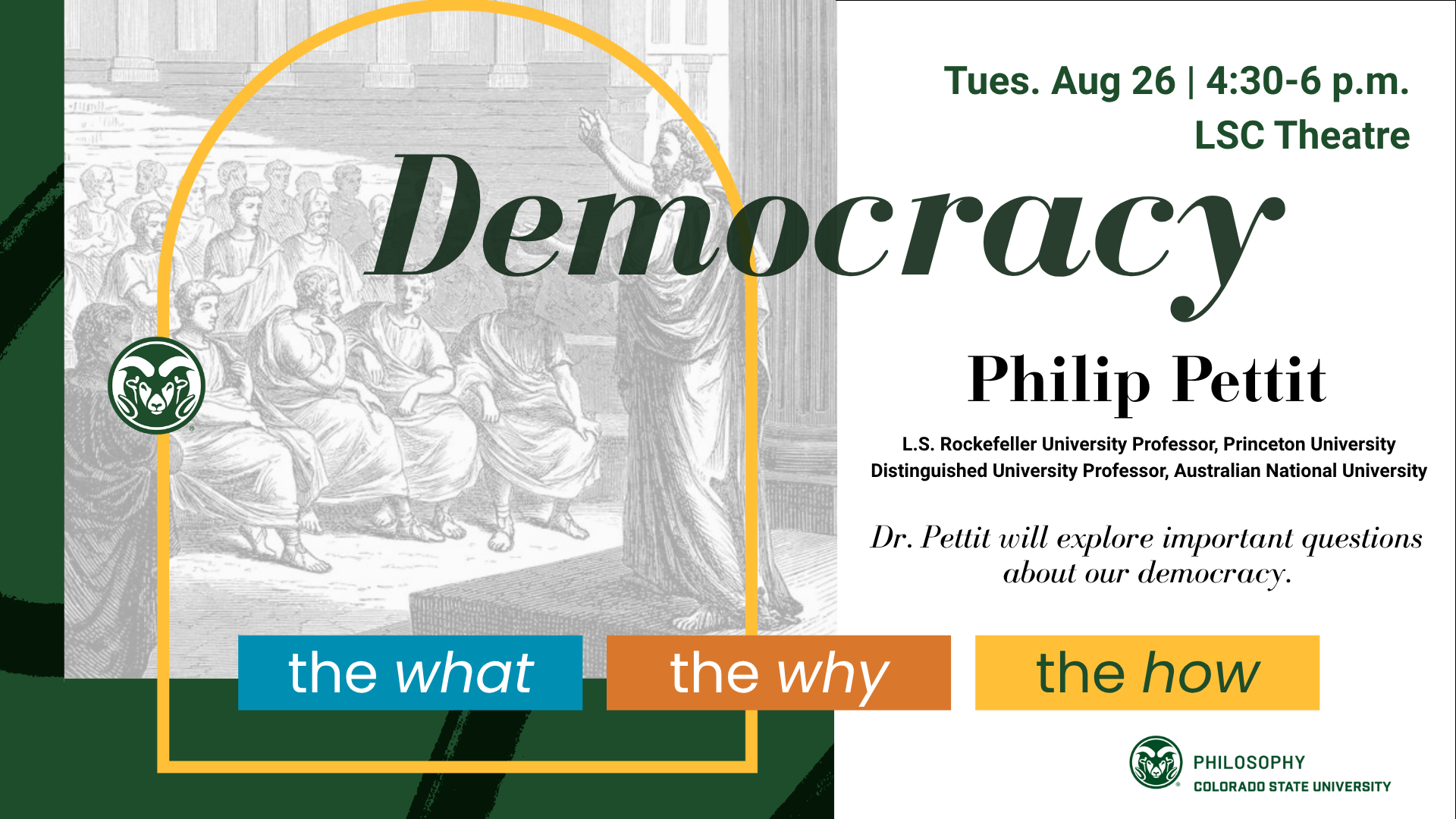 Democracy: the what, the why, & the how with Dr. Philip Pettit