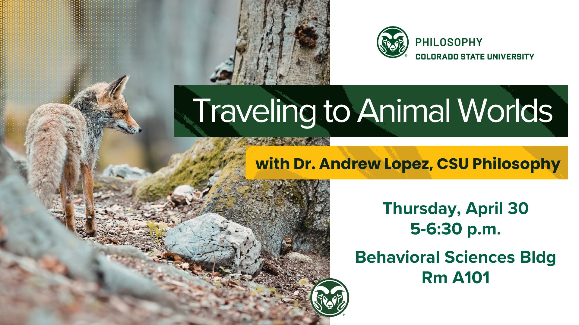 Traveling to Animal Worlds: Public Lecture by Andrew Lopez