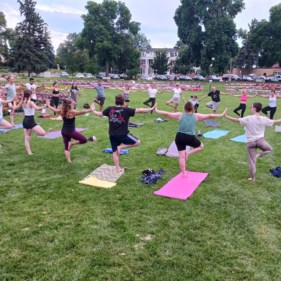 Yoga in the Gardens