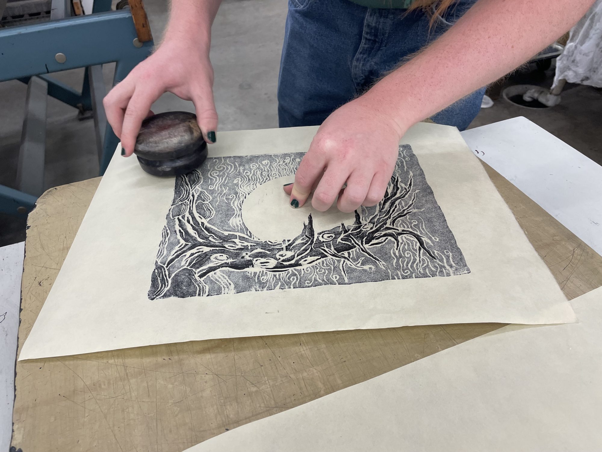 Linocut Printmaking Workshop with Johnny Plastini