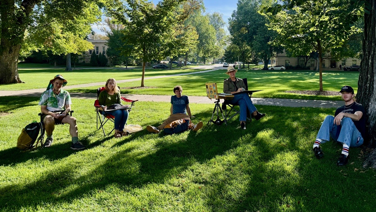 Plein-Air at the CSU Trial Gardens