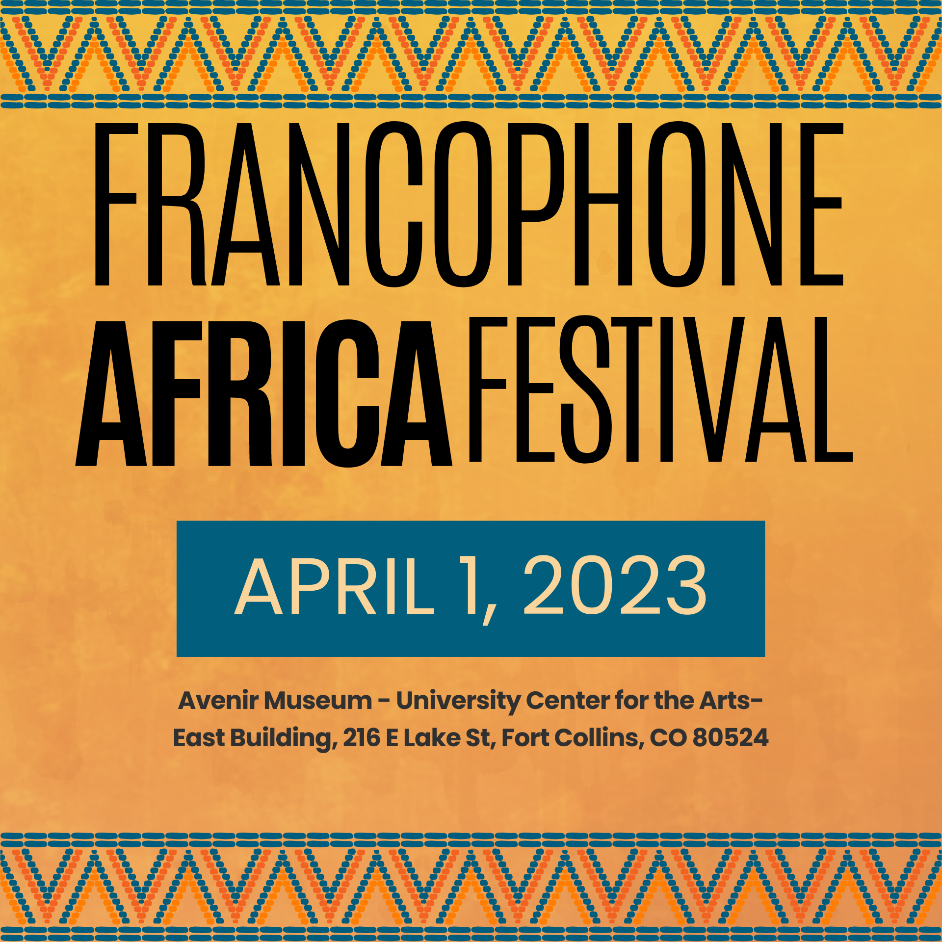 Francophone Africa Festival - CSU Avenir Museum