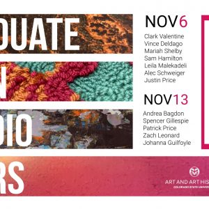 Graduate Open Studio Tours: 1st and 2nd Year Graduates