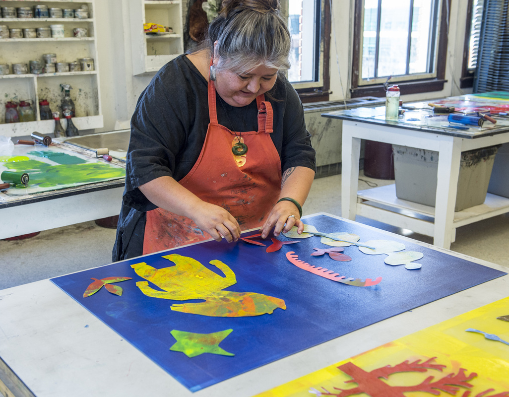 CABIN: Hands-On “Gelli” Printing Workshop with Melanie Yazzie