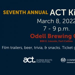 Kickoff Party: ACT Human Rights Film Festival