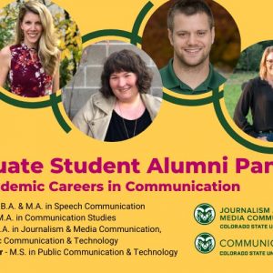 Graduate Student Alumni Panel: Non-Academic Careers in Communication