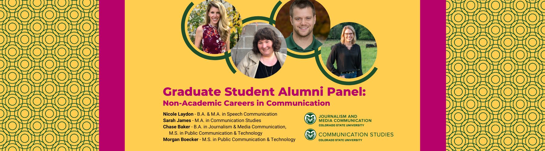 Graduate Student Alumni Panel: Non-Academic Careers in Communication