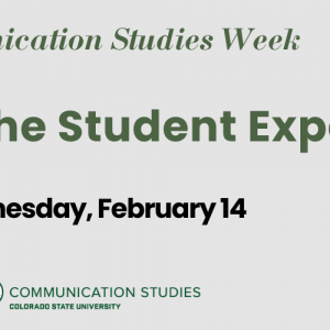 Communication Studies Week: Celebration of The Student Experience