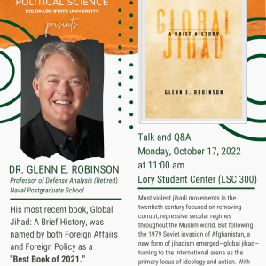 "Global Jihad: A Brief History" with Dr. Glenn E. Robinson