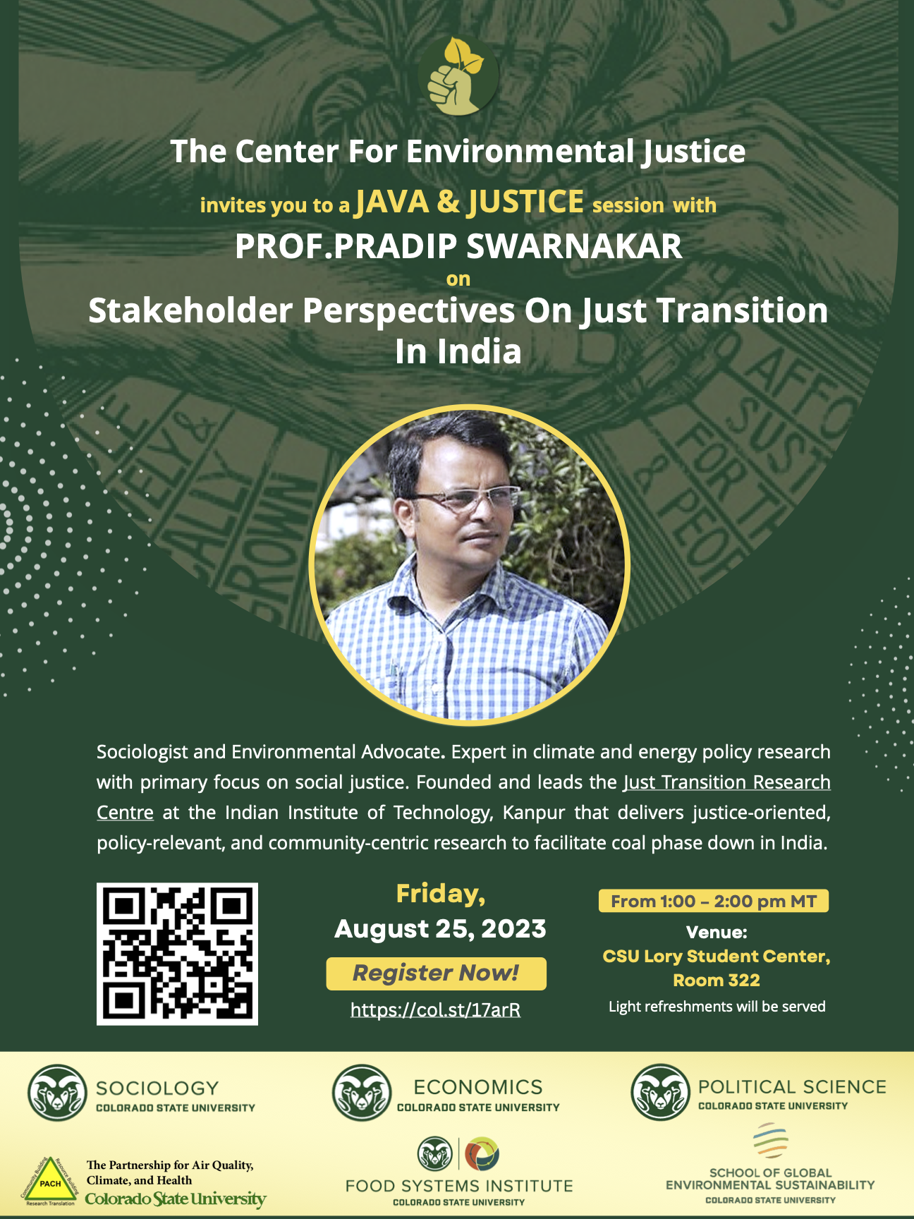 CEJ - Java and Justice with Prof. Pradip Swarnakar